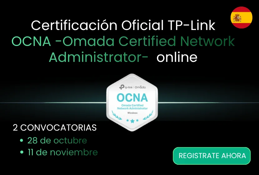 Certificación OCNA Wireless de TP-Link Omada: fechas de octubre y noviembre 2026