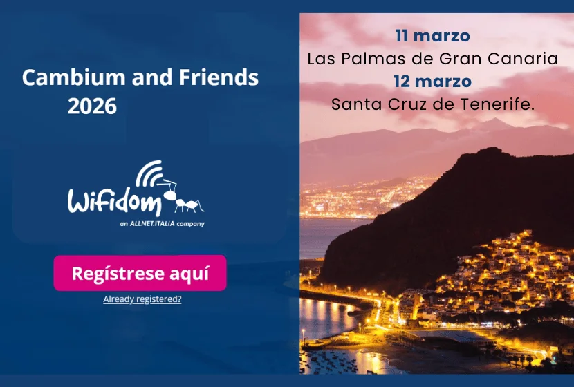 Wifidom y Cambium impulsan la innovación tecnológica en Canarias con un encuentro para integradores y operadores