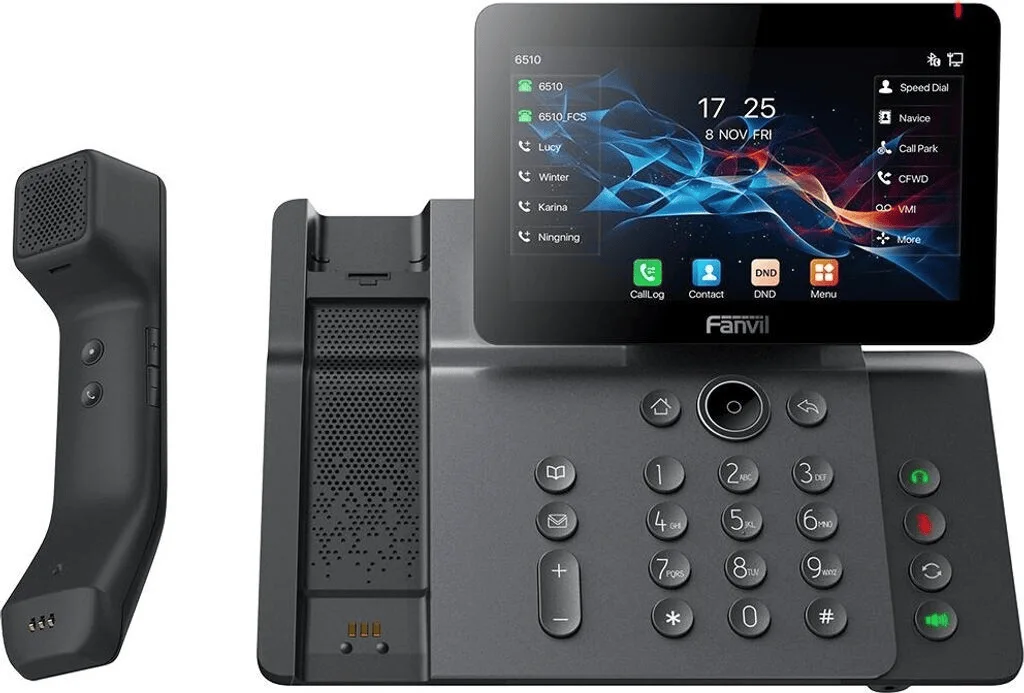 Teléfono IP Fanvil V66 Pro con pantalla de 7 pulgadas y auricular inalámbrico
