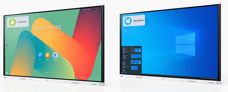 Pantalla interactiva Huawei IdeaHub Board 2 en sala de reuniones