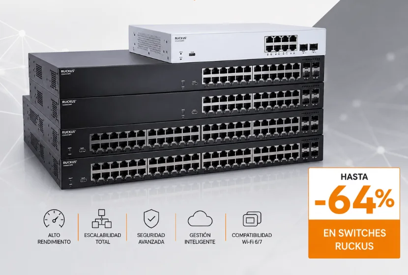 RUCKUS lanza una promoción histórica en switching enterprise con la gama ICX8100 e ICX8200