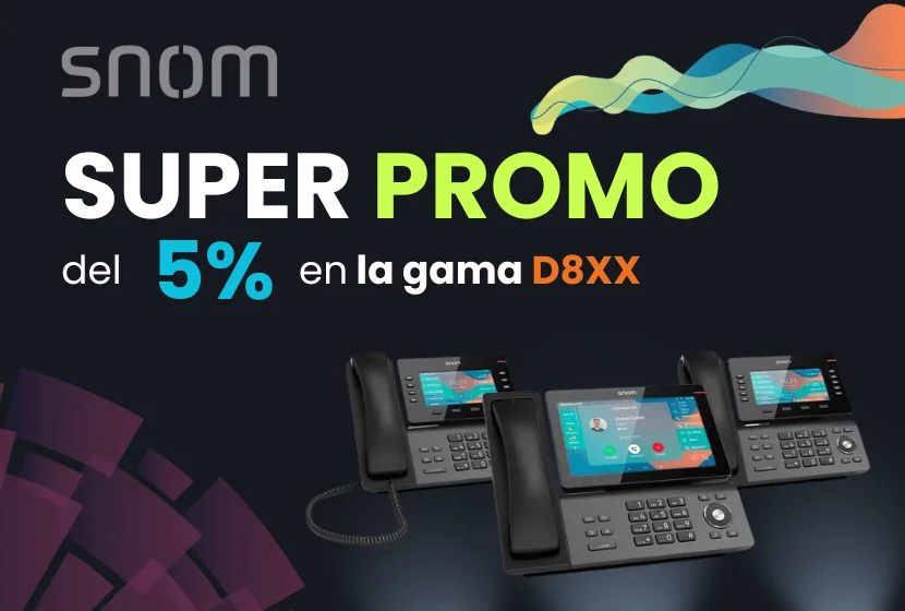 Impulsa tus ventas con la nueva promoción de Snom D8xx disponible hasta junio