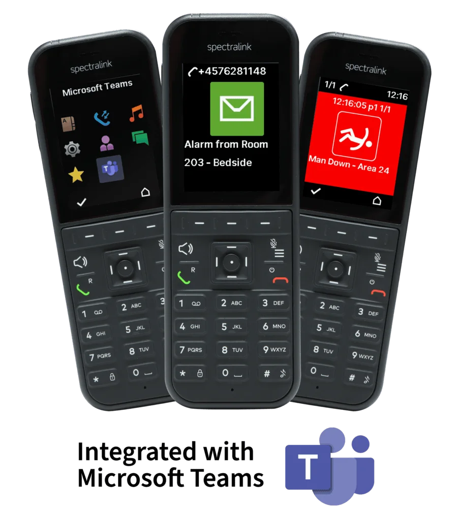 Gama de terminales DECT Spectralink S33, S35 y S37