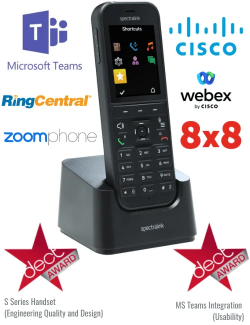 Teléfono DECT de la Serie S de Spectralink