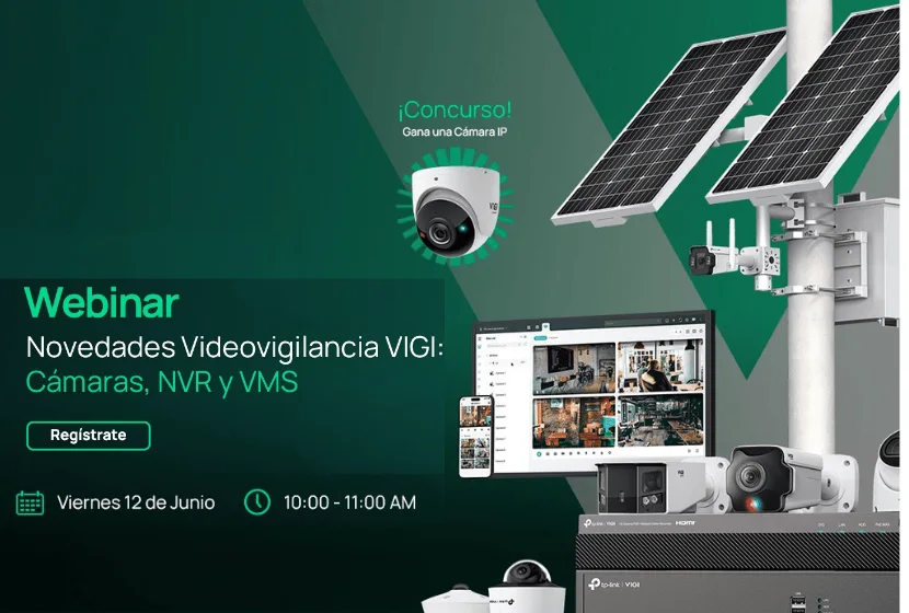 TP-Link VIGI presenta sus últimas innovaciones en videovigilancia inteligente: LPR avanzado, PTZ IA, integración POS y energía solar
