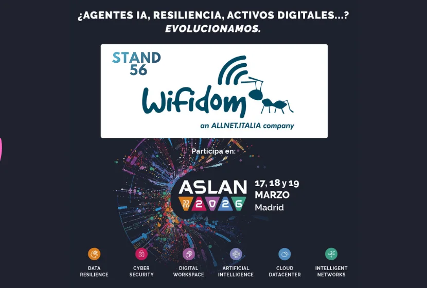 Wifidom en ASLAN 2026: innovación, IA y conectividad profesional