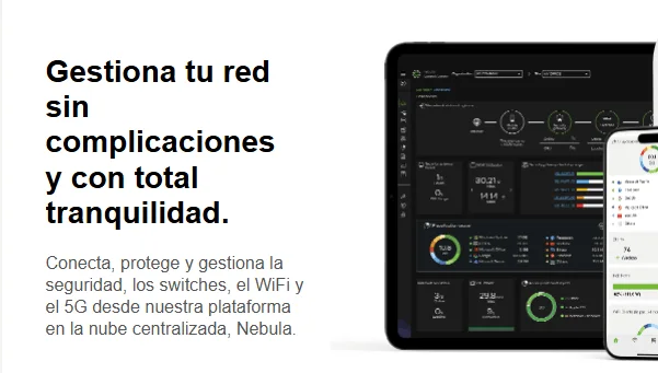 Plataforma de gestión en la nube Zyxel Nebula